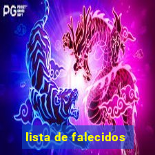 lista de falecidos